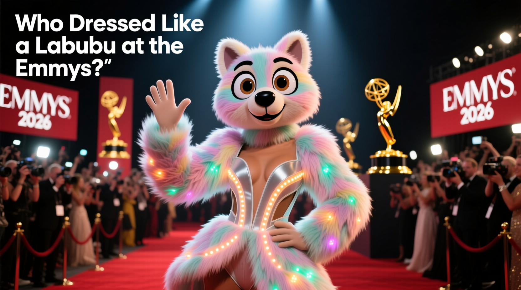 who dressed like a labubu at the emmys