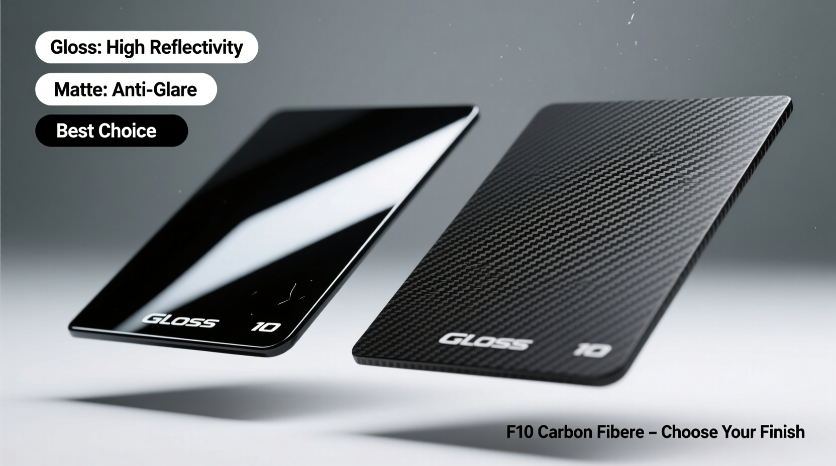 f10 gloss vs matte carbon