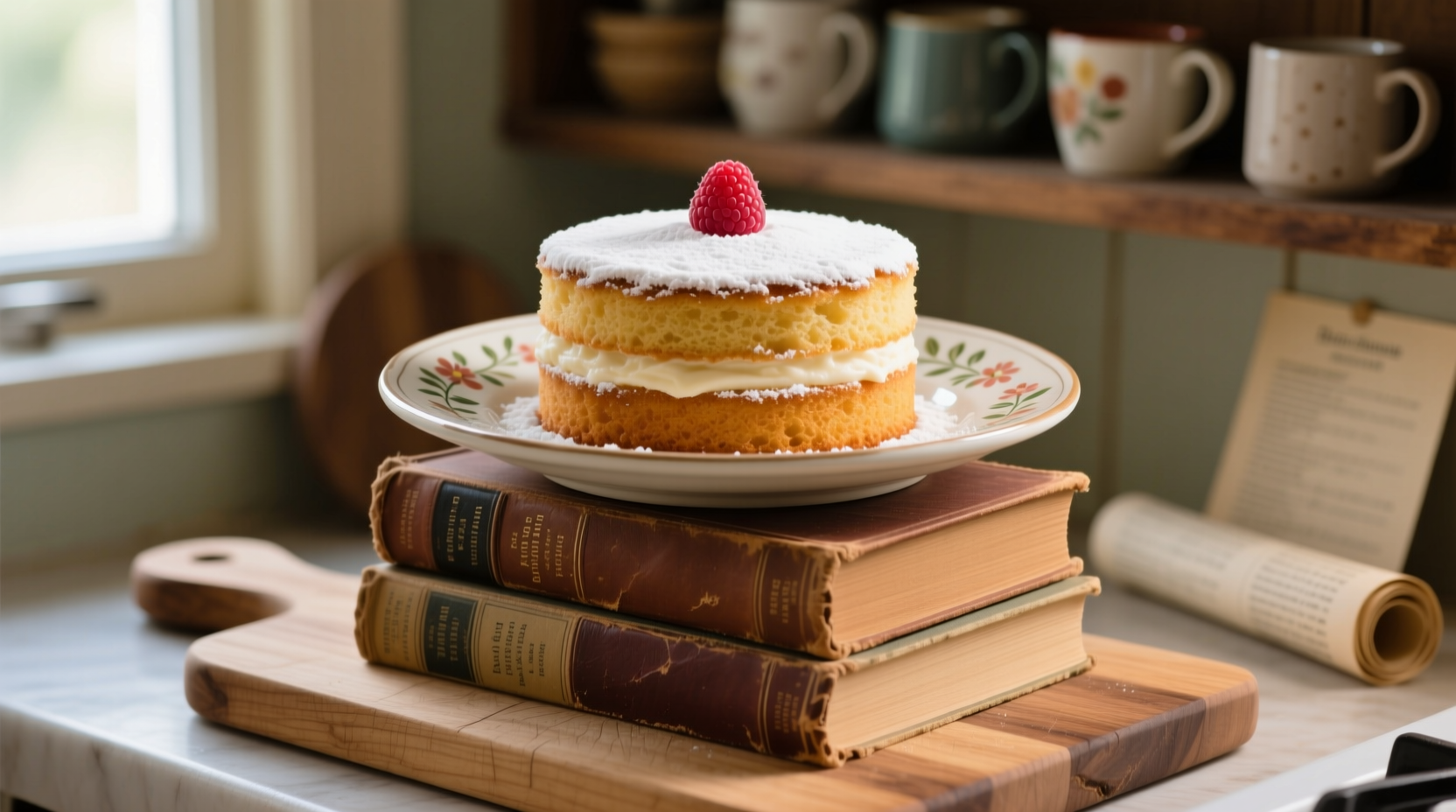 how to make an impromptu cake stand
