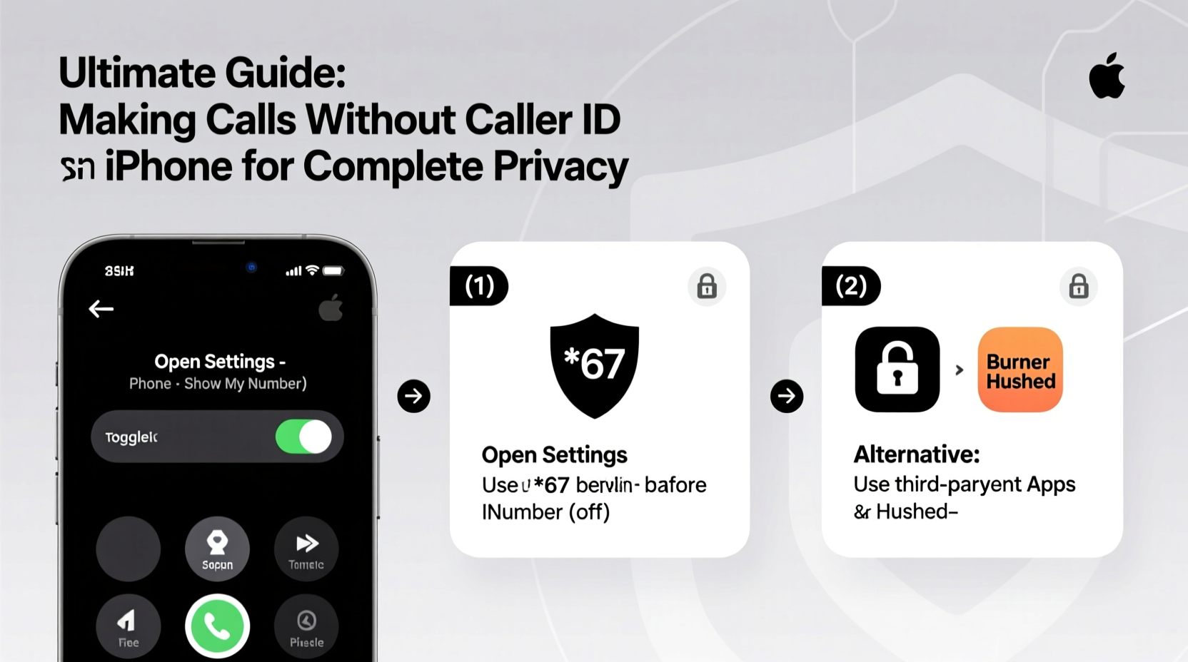 ultimate guide how to make calls with no caller id on your iphone for complete privacy