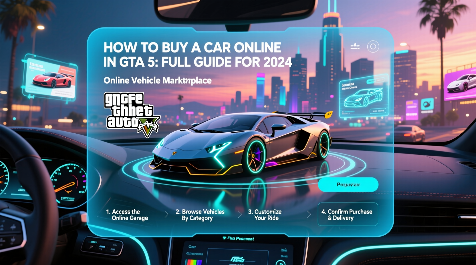 how to buy a car online in gta 5