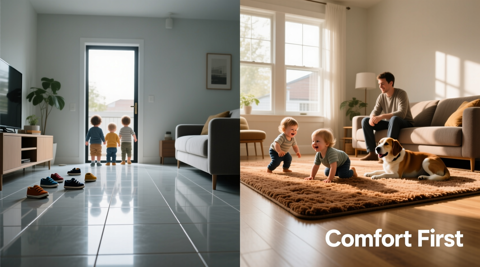 soft floor mats vs hard floor tiles why are so many families switching