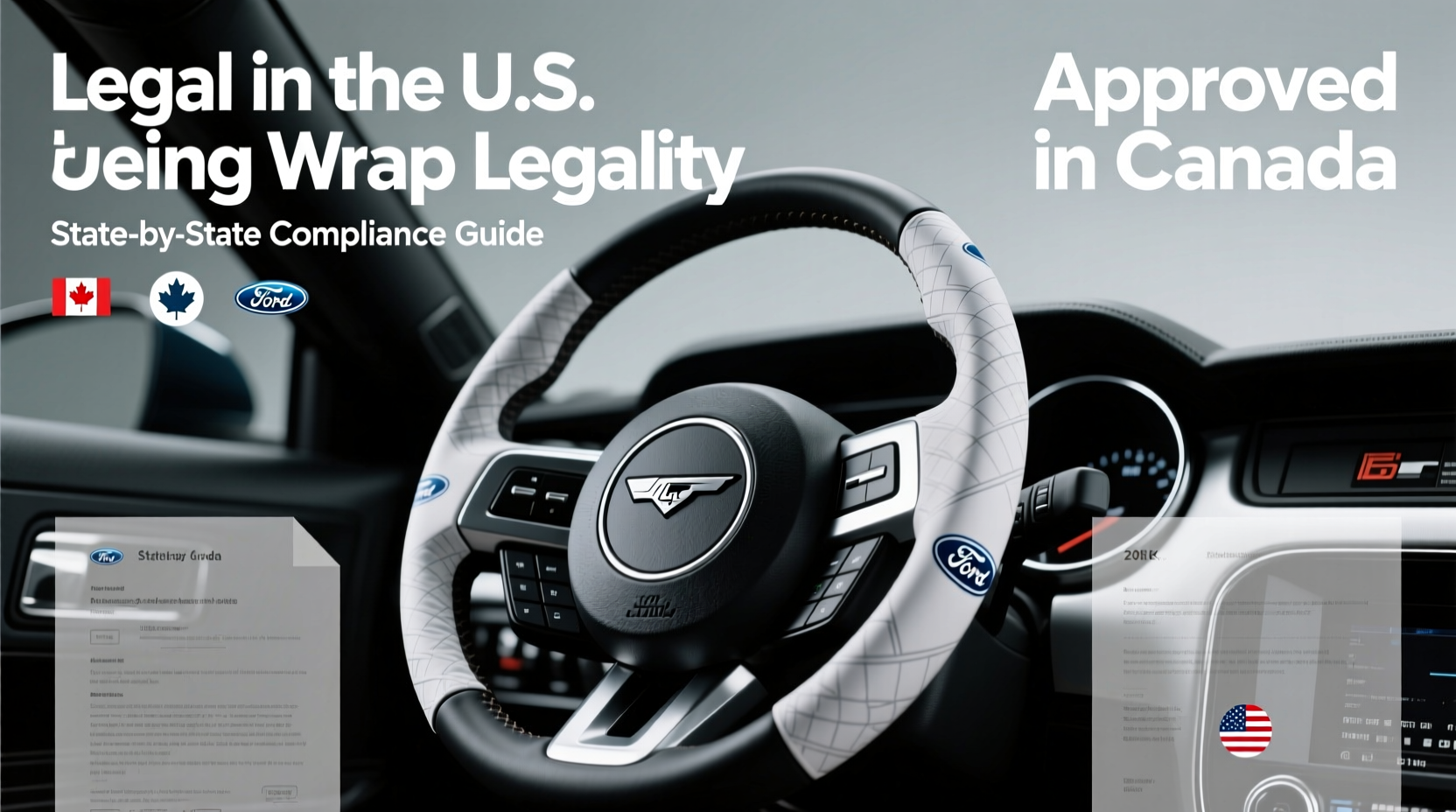 2013 mustang steering wrap legality