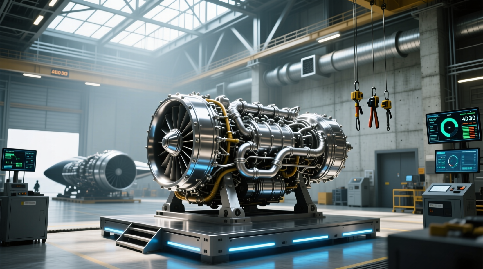 What is the 4D30 engine used for and how does it compare?