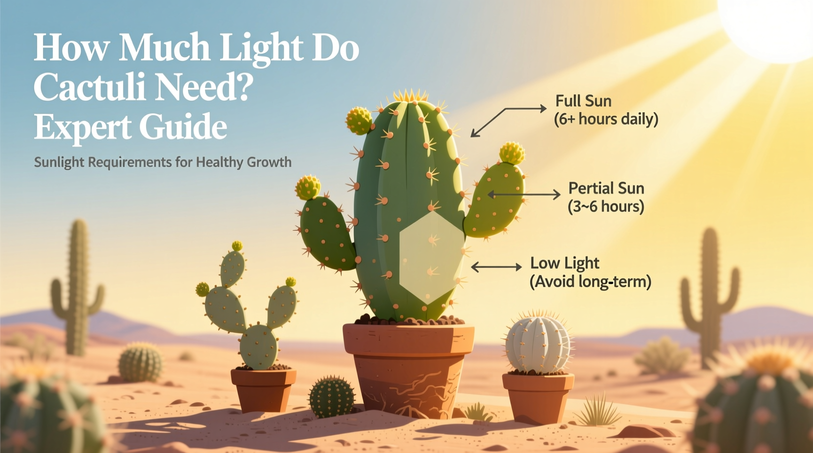 How Much Light Do Cacti Need? Expert Guide