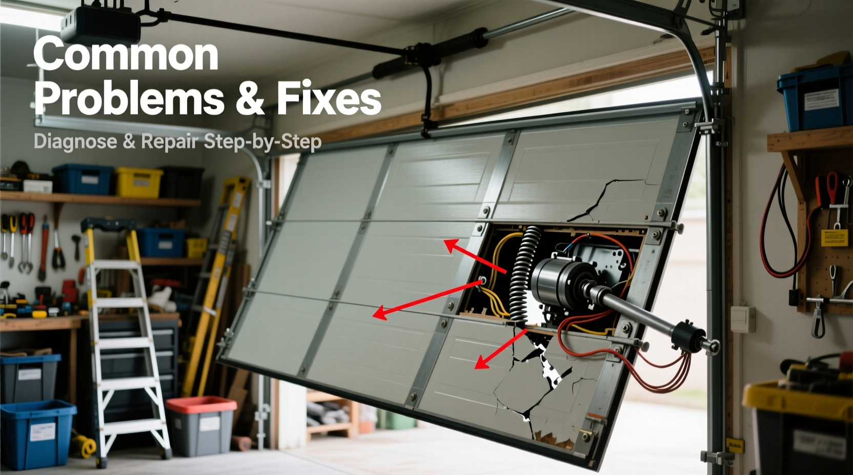 garage door wont open common problems and how to fix them