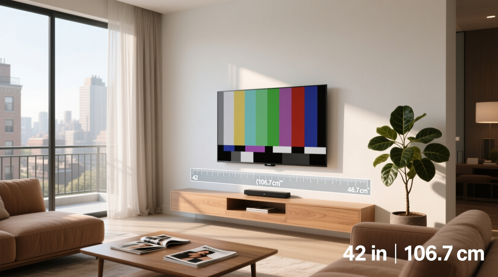 42 inch tv measurements guide what actually matters