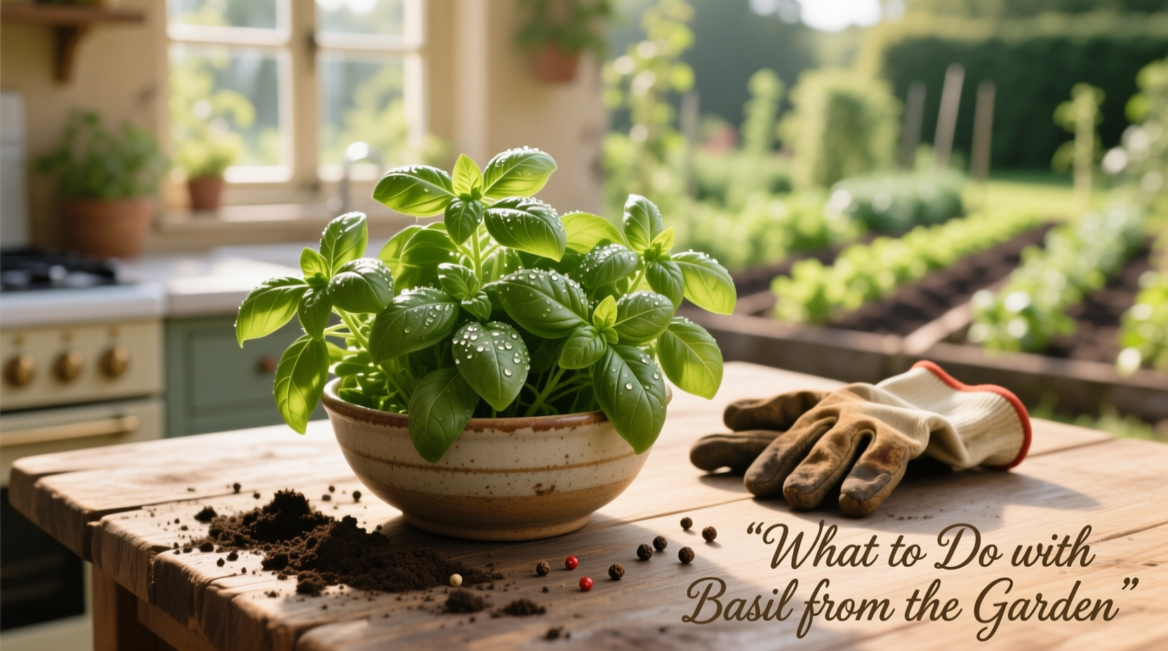 What to Do with Basil from the Garden