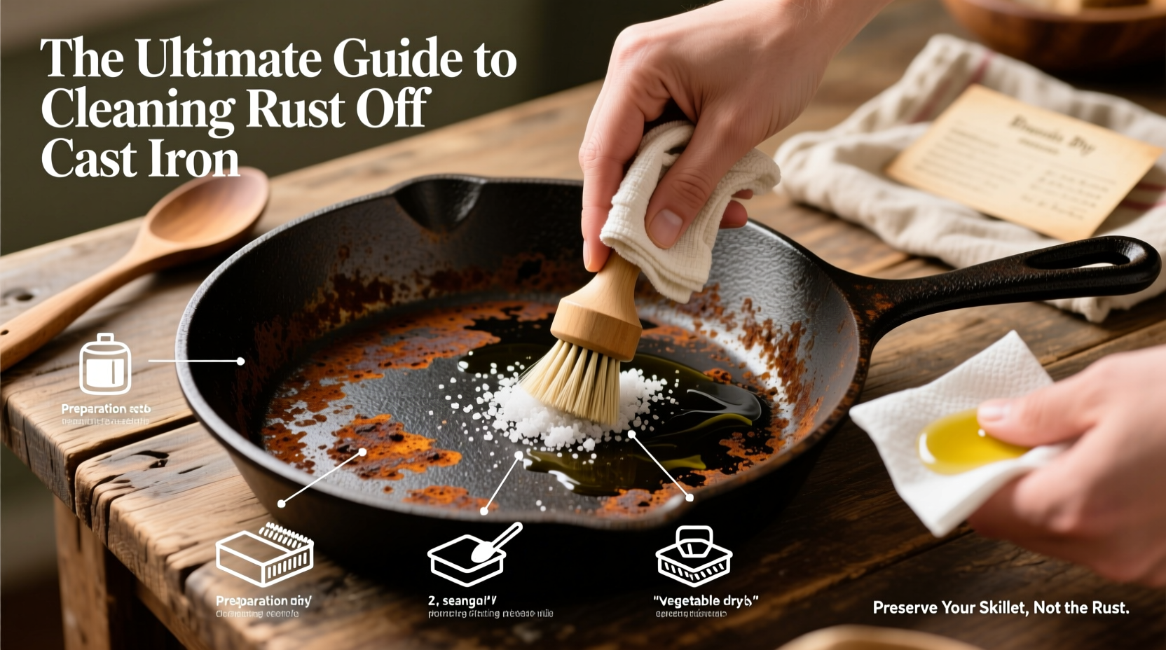 How To Clean Rust Off Cast Iron