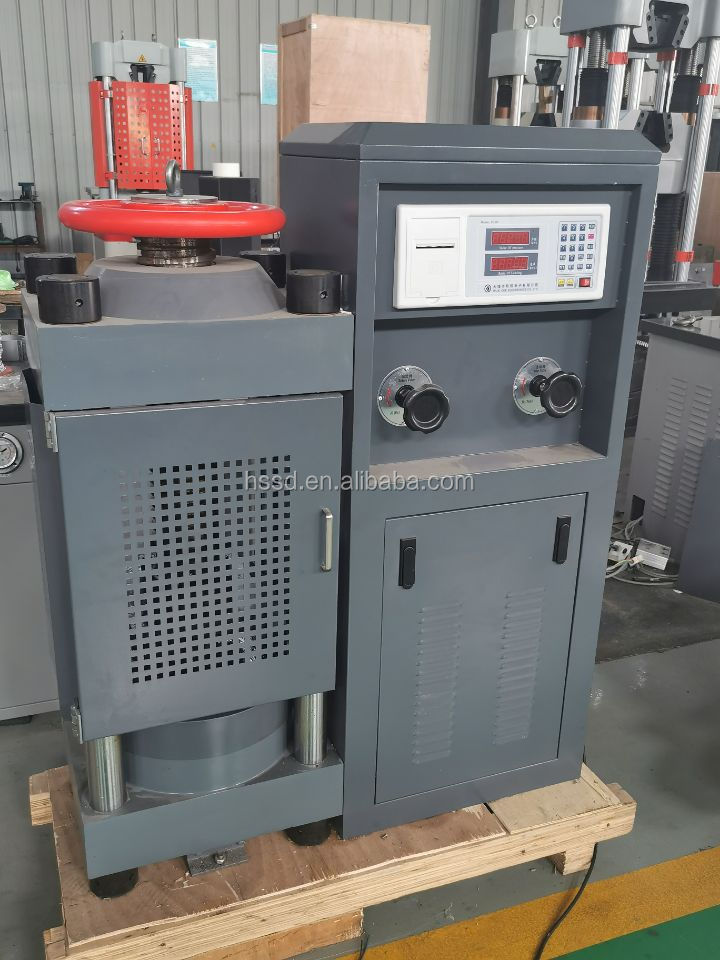 Yes-2000 2000kn Máy Kiểm Tra Nén Khối Xi Măng/Thiết Bị Kiểm Tra Nén Cho Bê Tông Và Gạch
