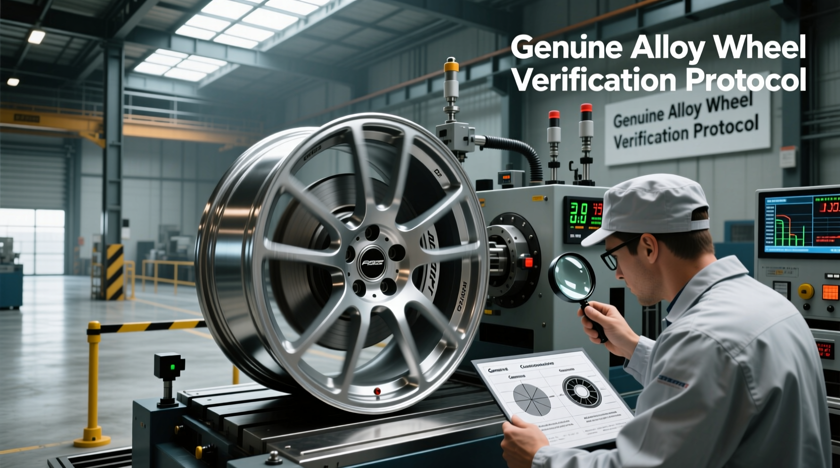 How to choose alloy wheel testing machine,How to tell if alloy wheels are genuine?