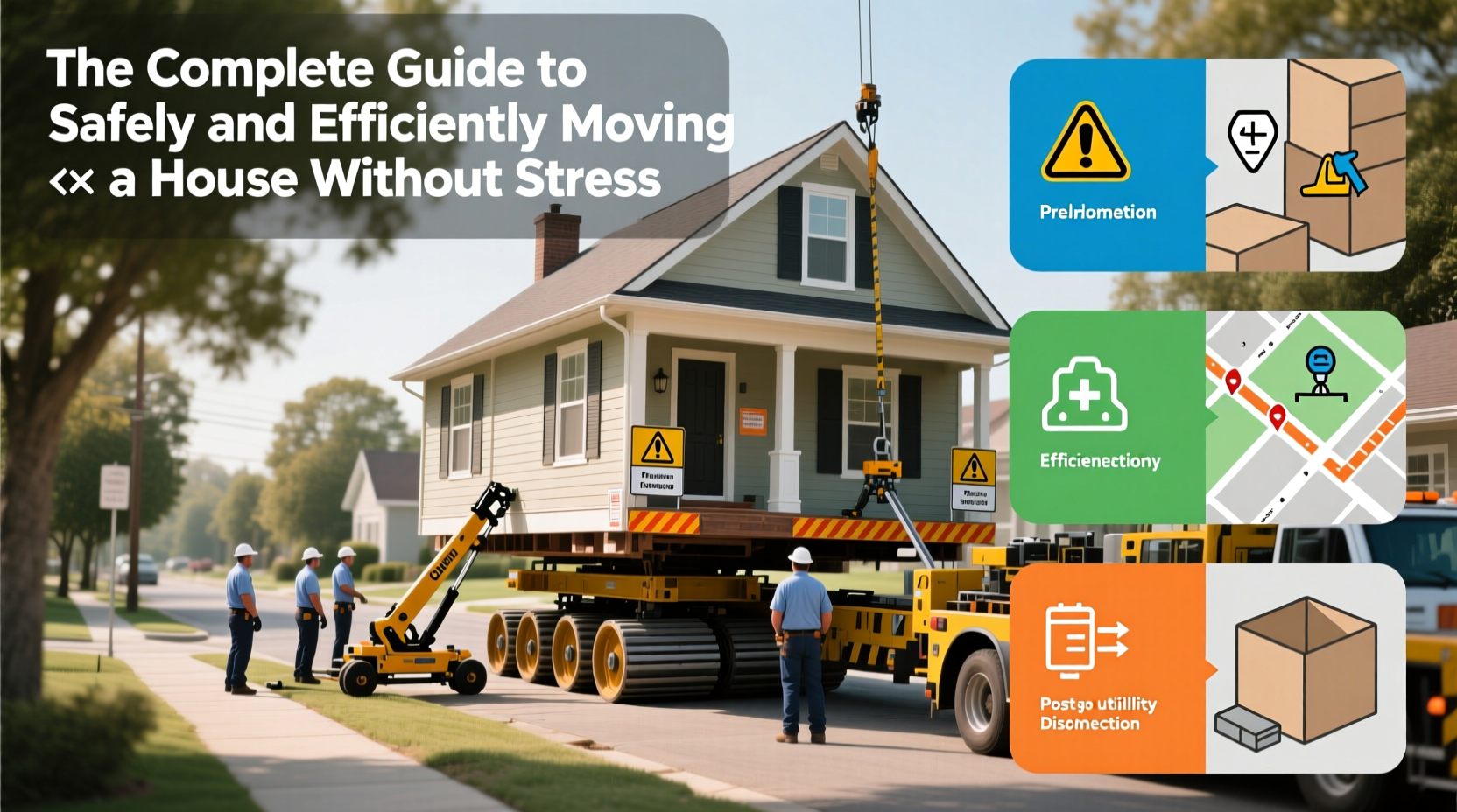 the complete guide to safely and efficiently moving a house without stress