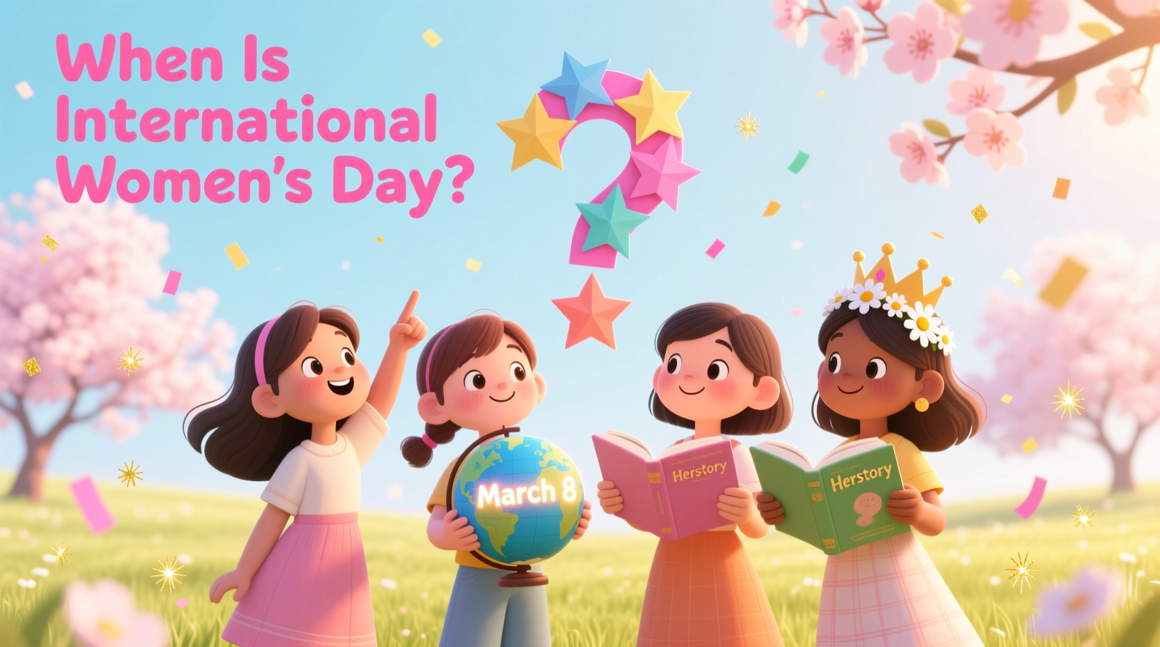 womens day doodle