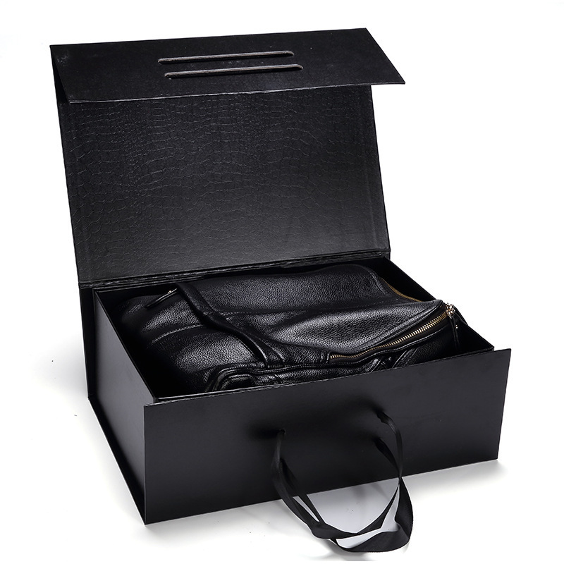 Design personalizado Fabricação de papel dobrável com caixa de presente com fábrica de caixas de madeira magnética personalizada