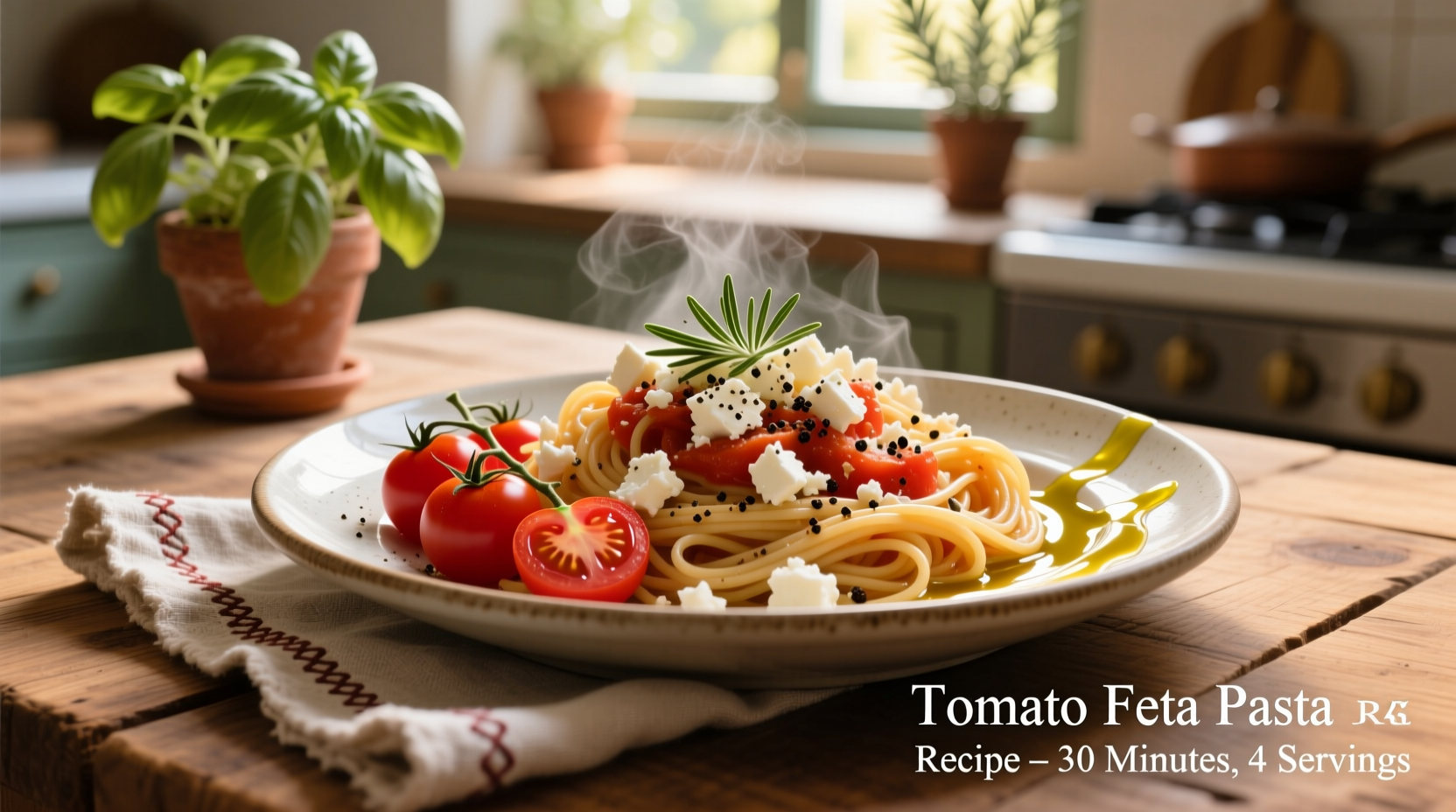 Perfect Tomato Feta Pasta Recipe in 25 Minutes