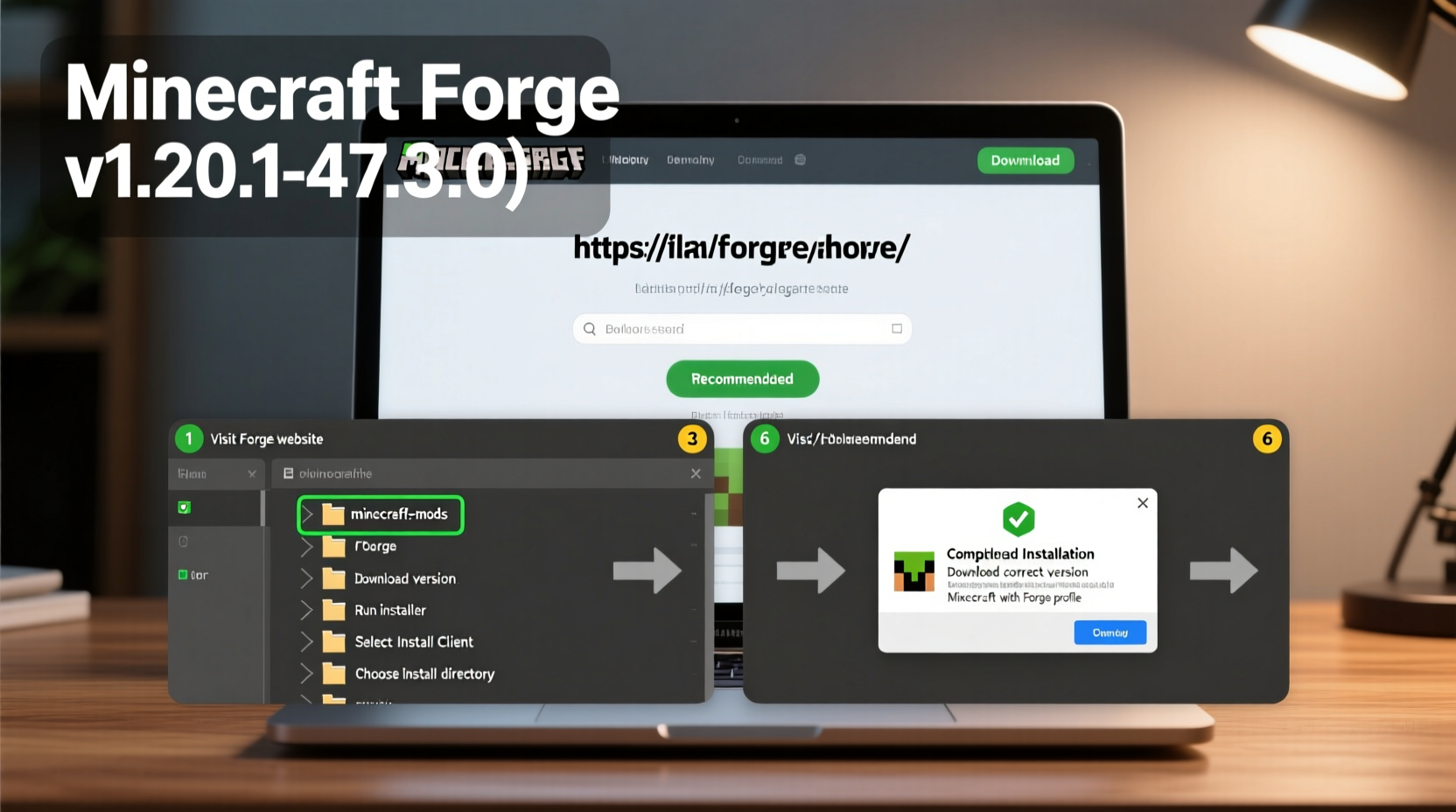 step by step guide to download and install minecraft forge for seamless modding