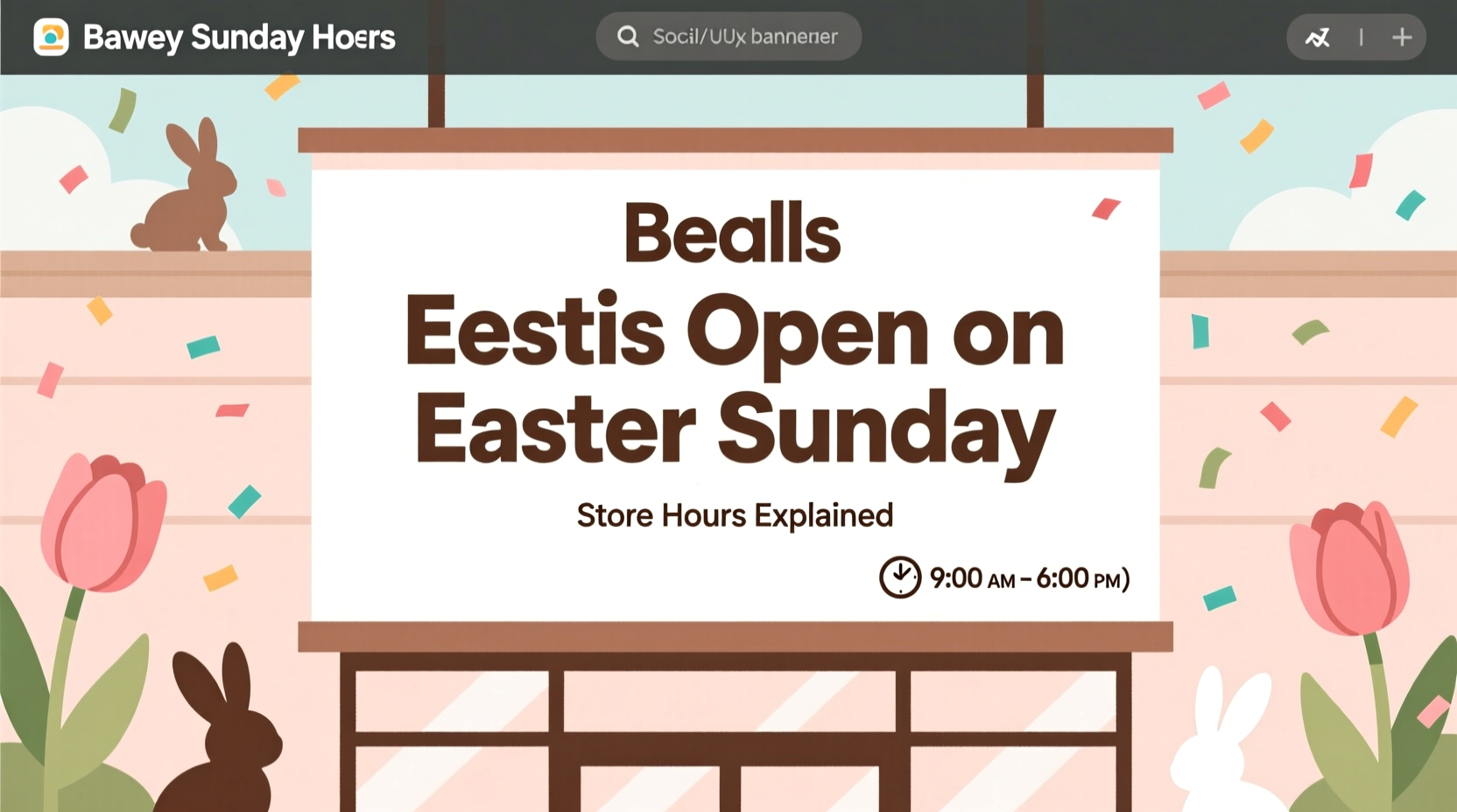 is bealls open on easter sunday