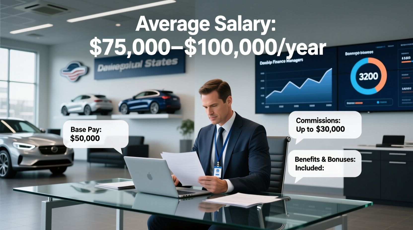 how much do car dealership finance managers make