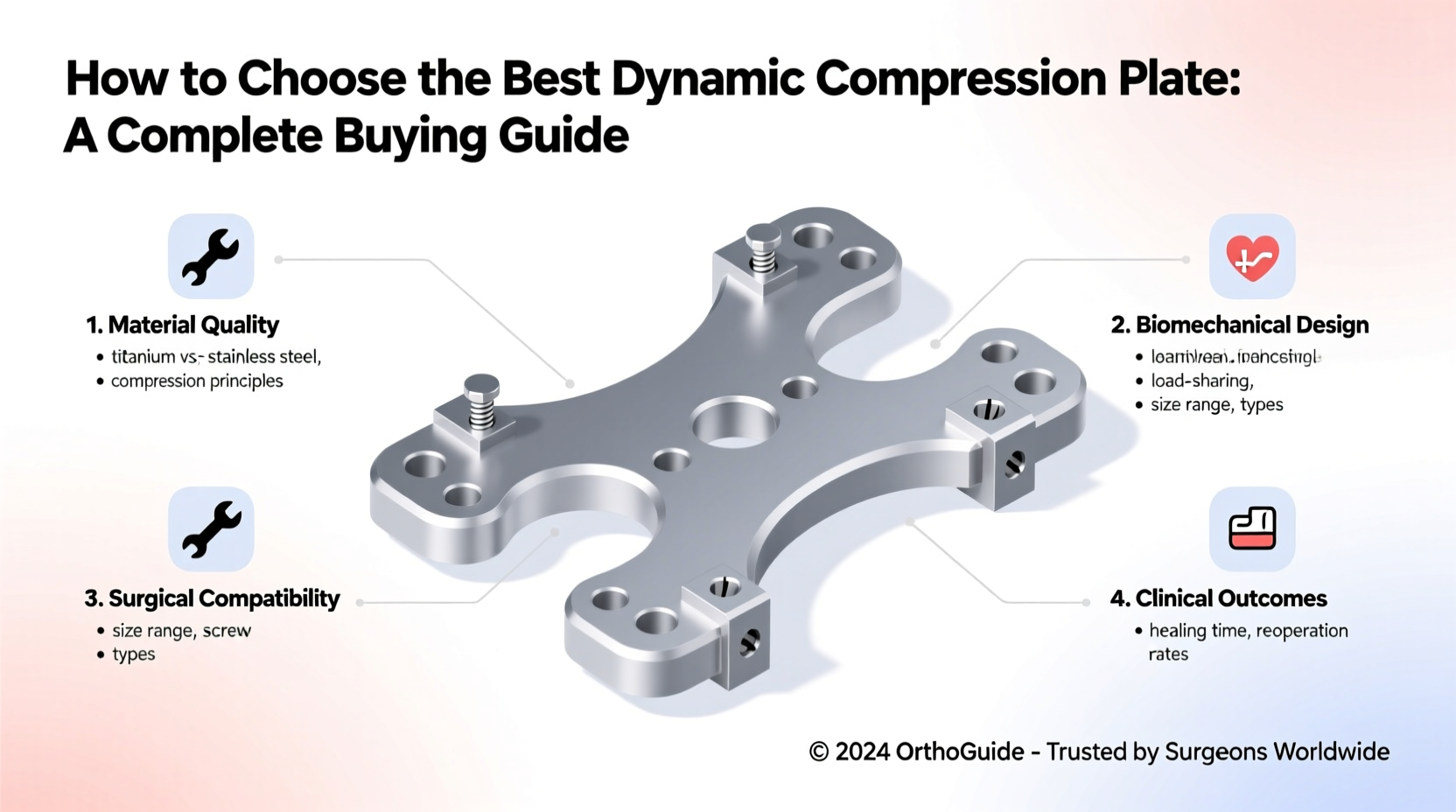 How to Choose the Best Dynamic Compression Plate for Orthopedic Use
