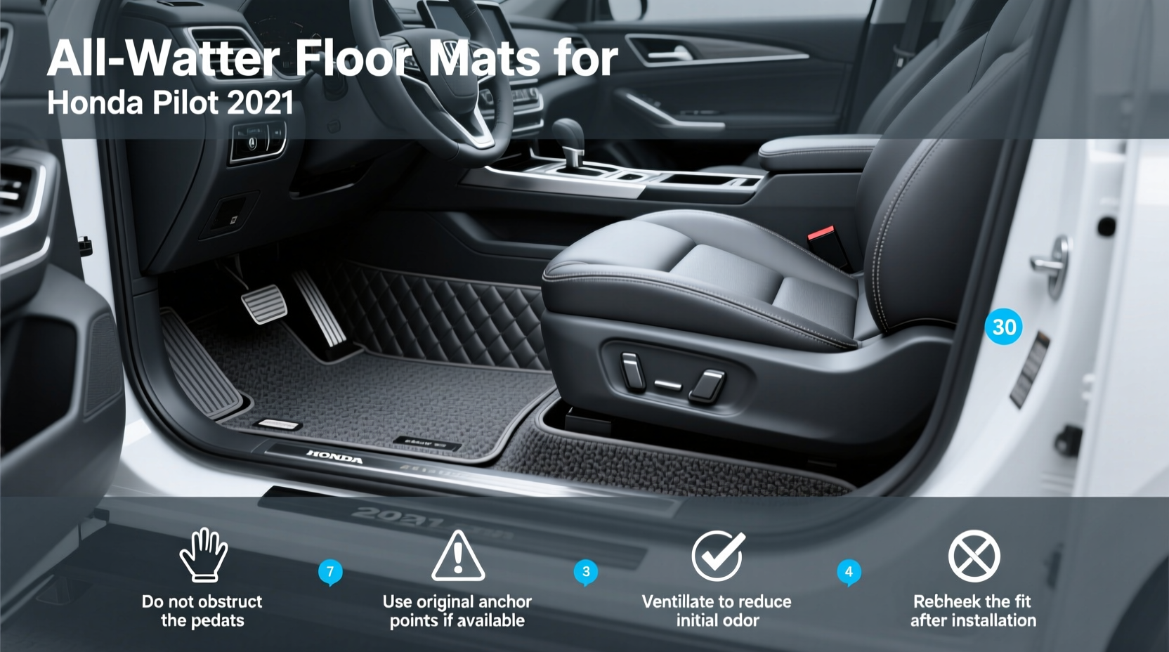 How to Choose All Weather Floor Mats Honda Pilot 2021