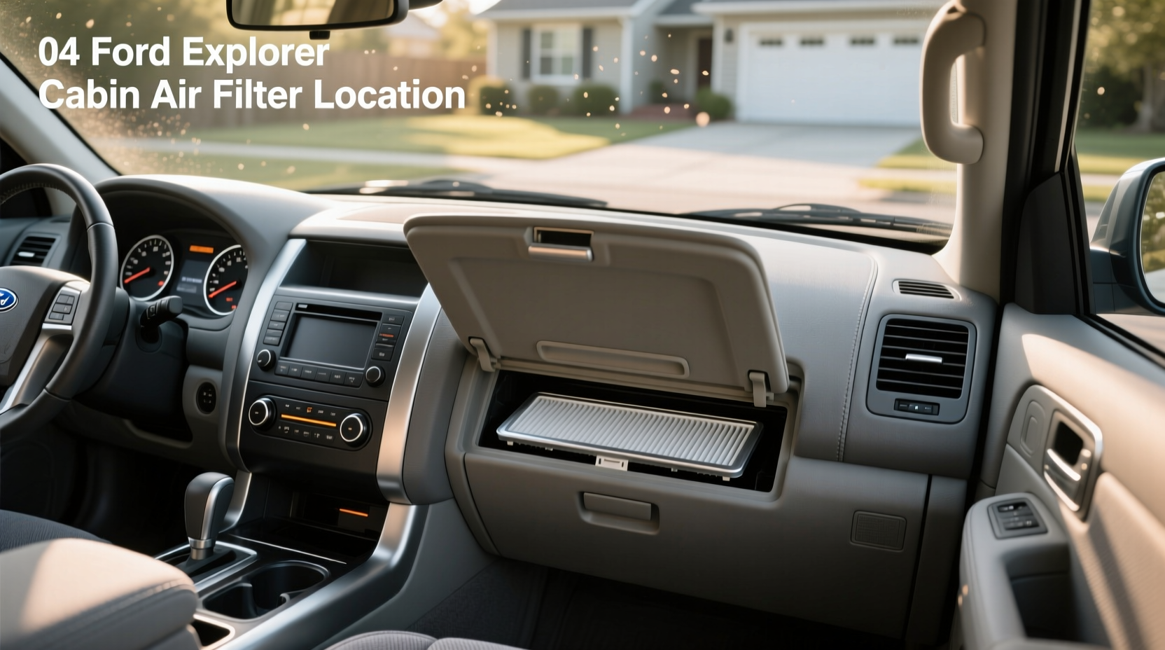 04 explorer cabin air filter no factory filter, but mod possible