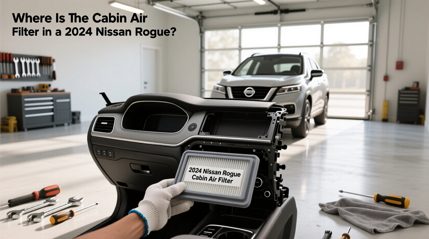 How to Replace 2024 Nissan Rogue Cabin Air Filter