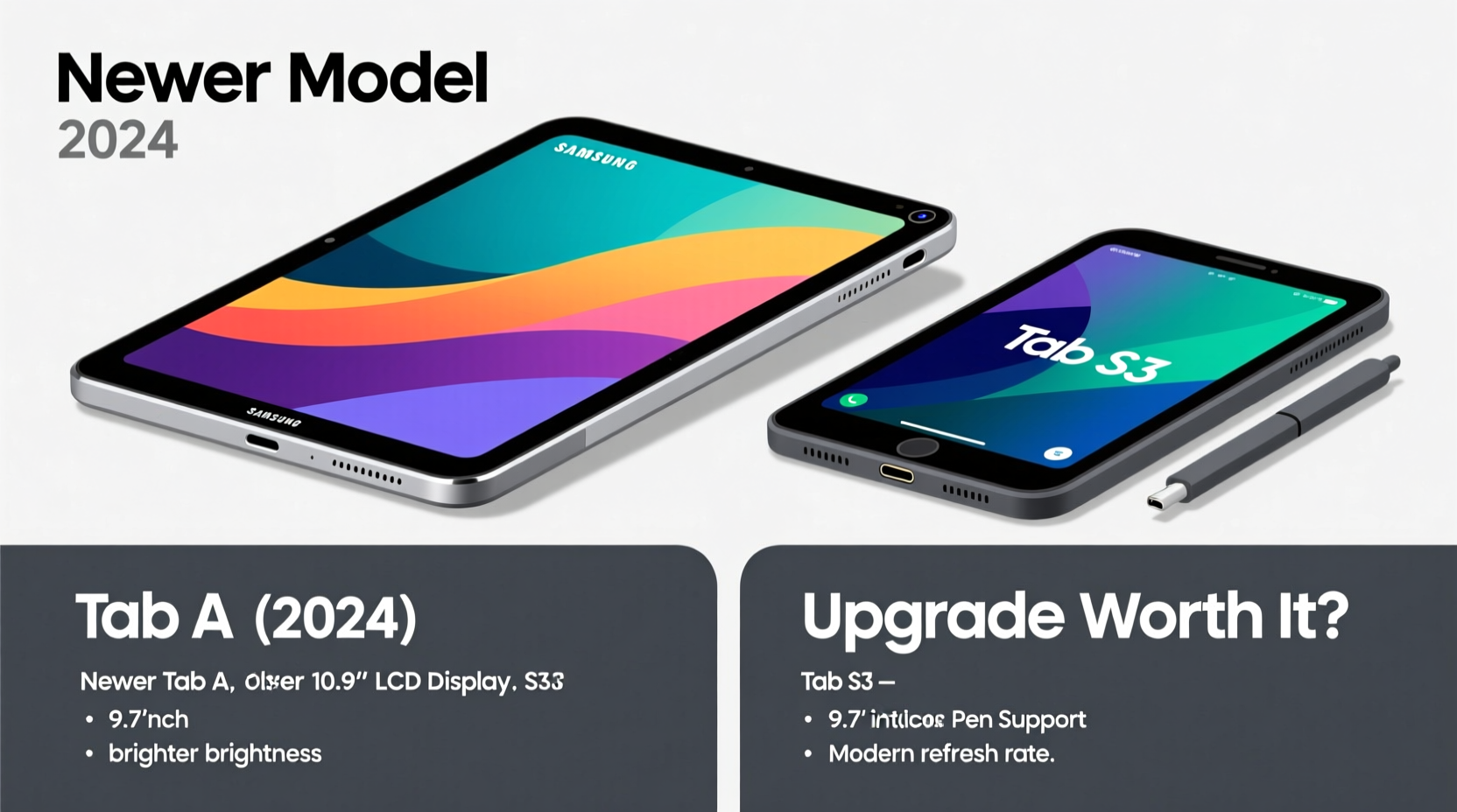 samsung tab a vs s3 is the newer one really worth the upgrade