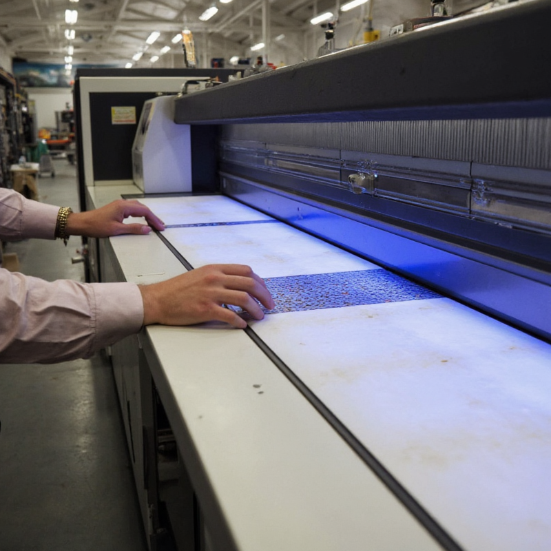 UV Interdeck for Komori Offset Printing Machines - Specialty UV Rotary Printers showcasing precision and efficiency in printing shops.