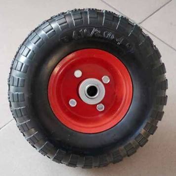 00-8独轮车车轮,带橡胶轮胎和金属轮辋钢轮辋独轮车轮胎 - buy wheel