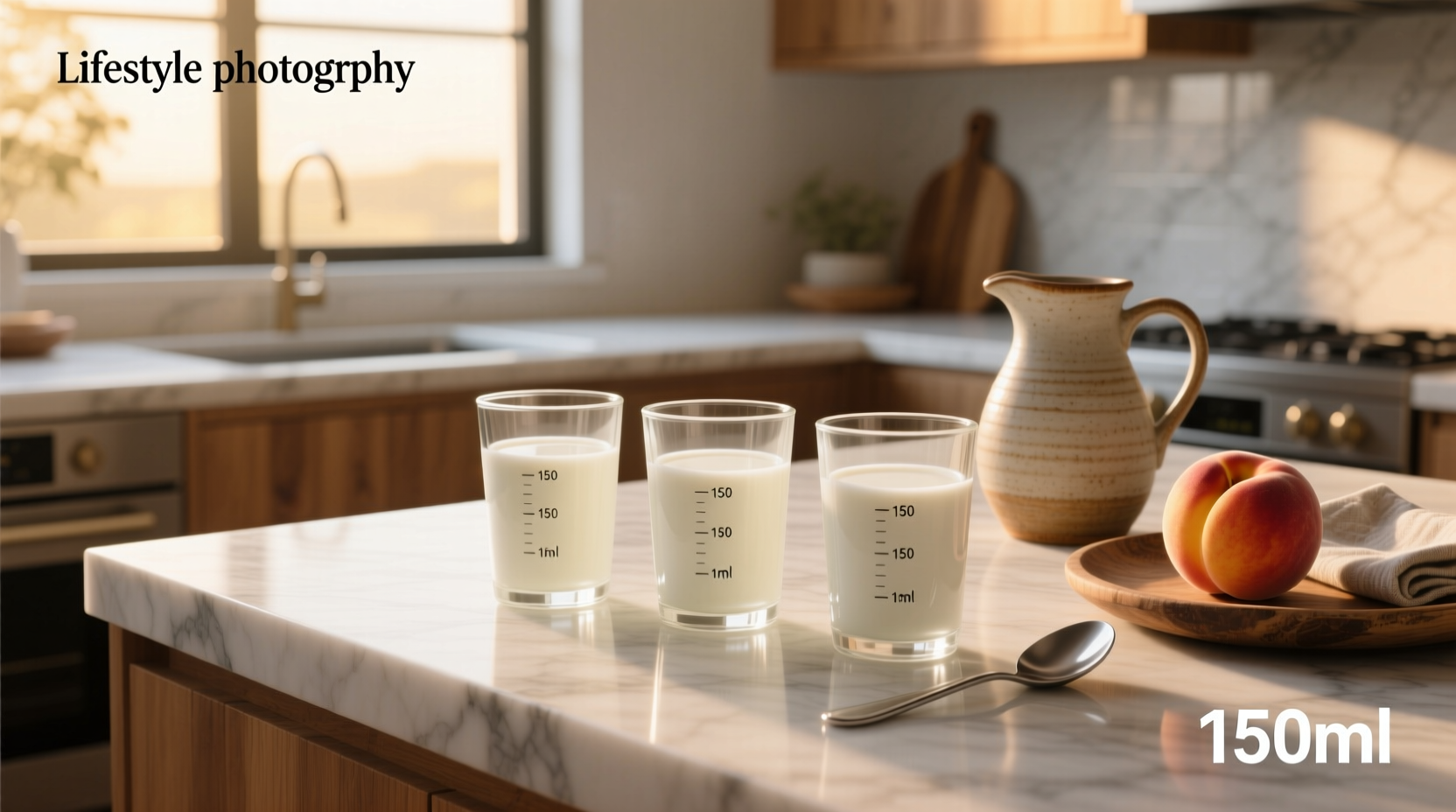 150ml of milk in cups conversion