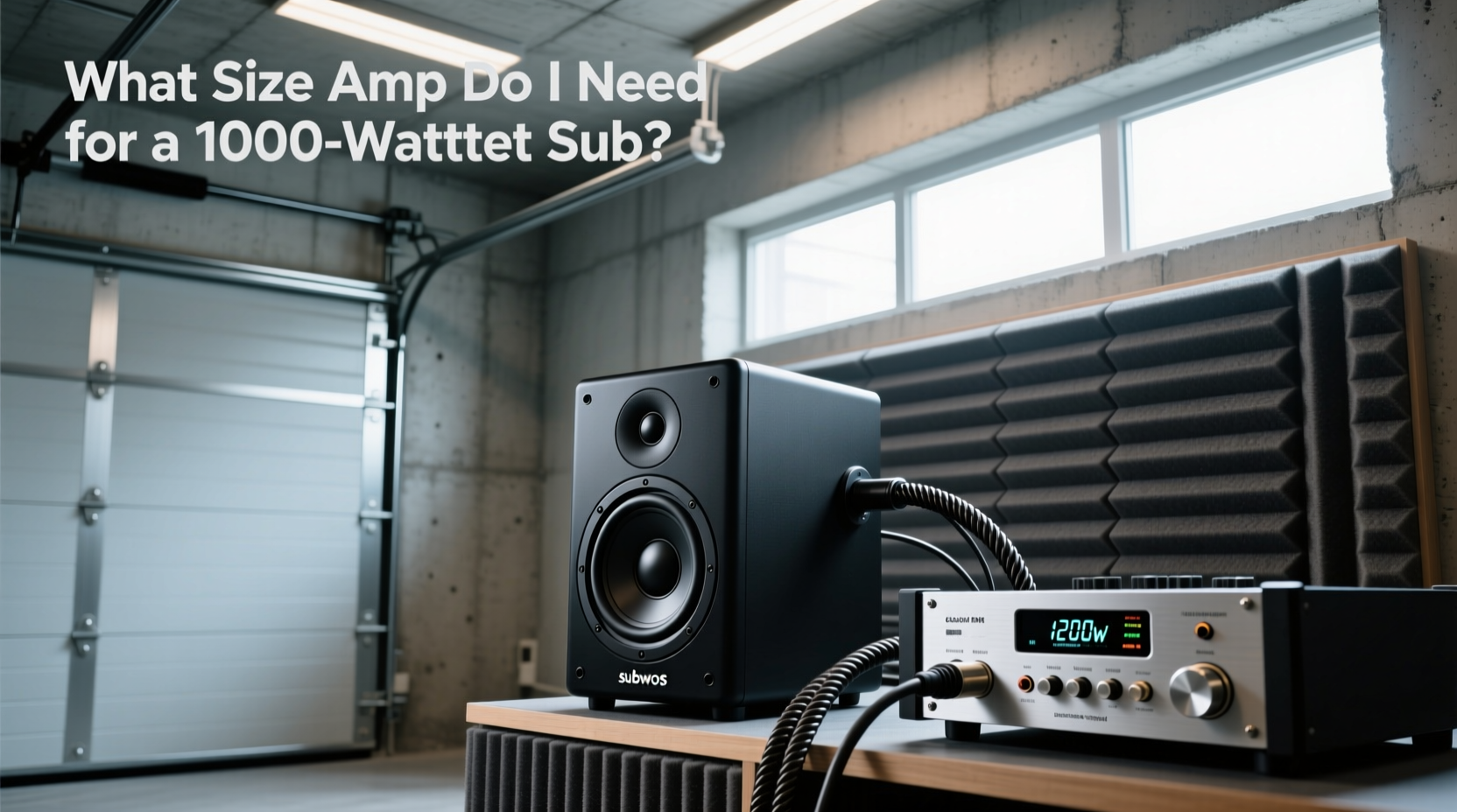 How to Choose a 1000W RMS Subwoofer & What Size Amp You Need: Buying Guide