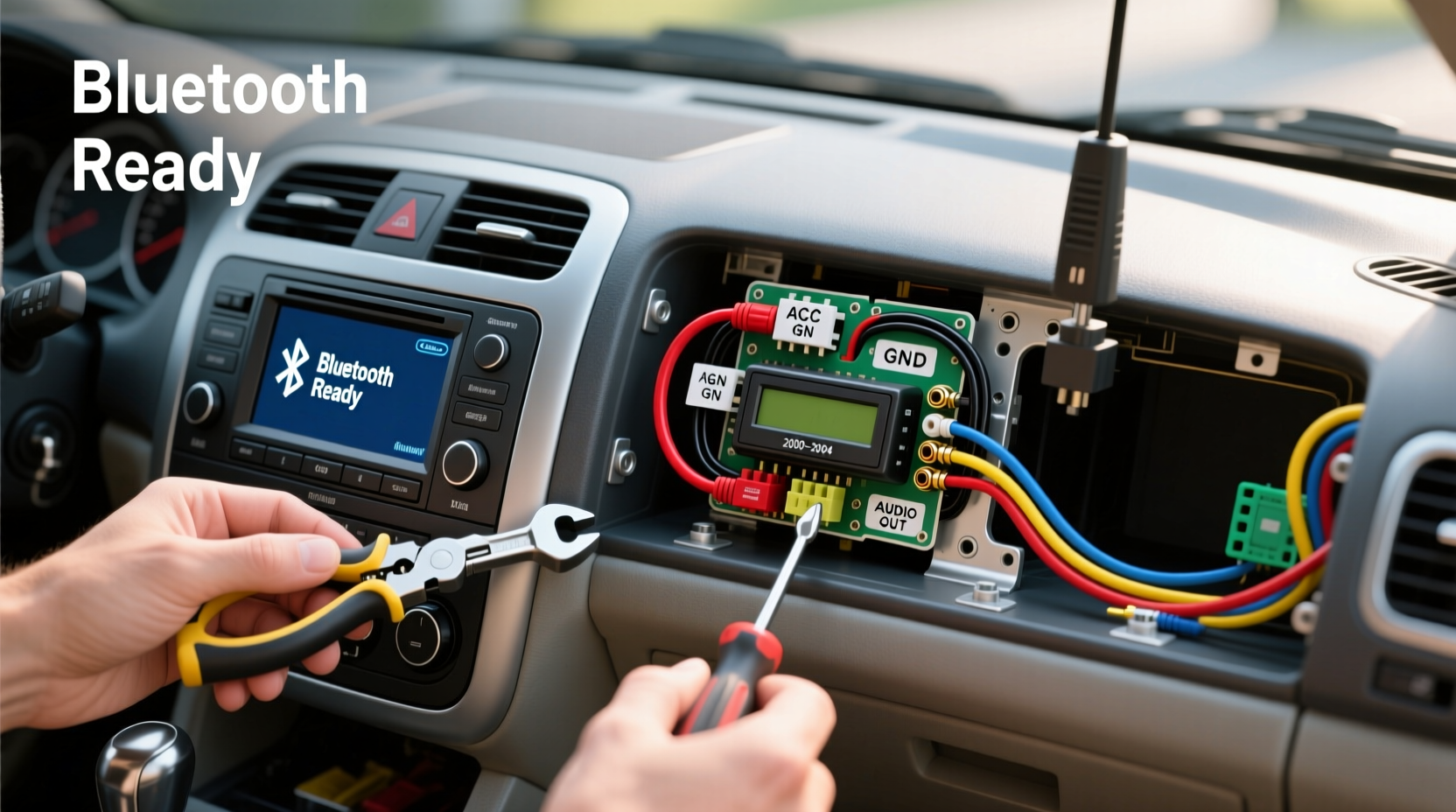 focus mk1 bluetooth headunit install