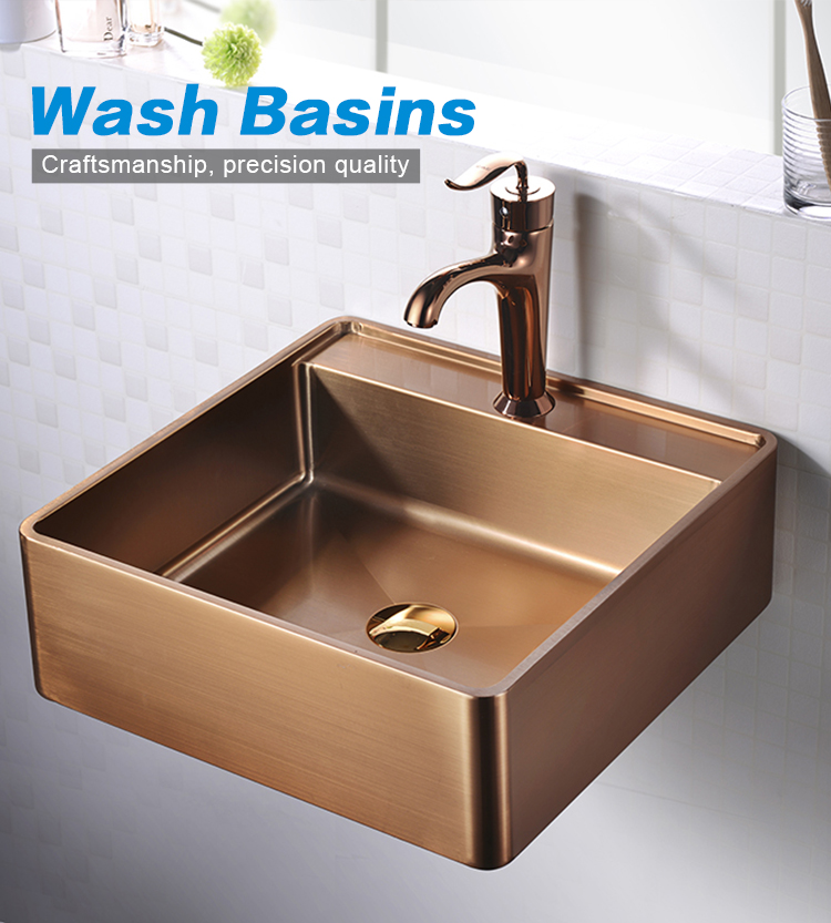 Quality Assurance Large Size Design 304 Stainless Shape Hand Basins Wash Basin