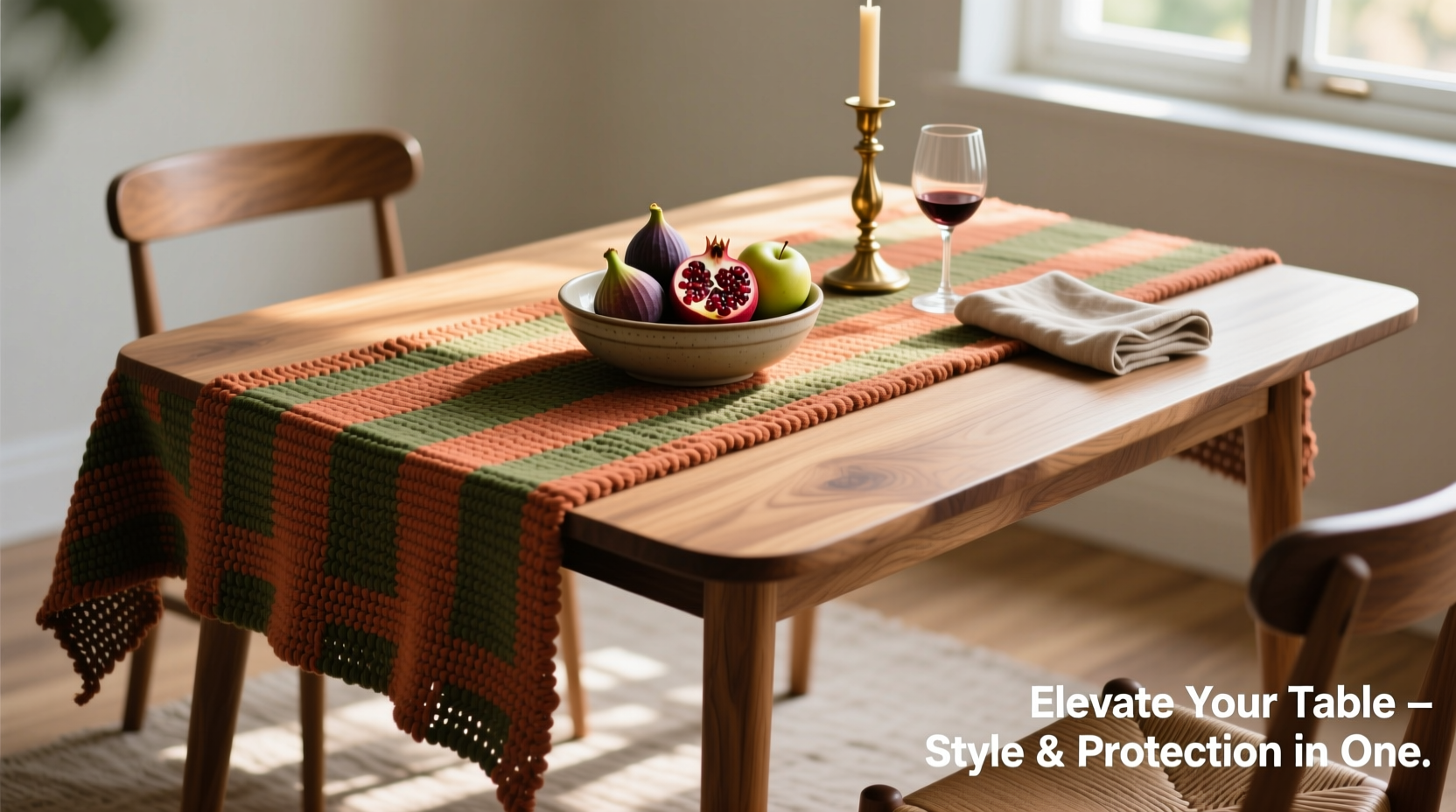 creative ways to use a tablecloth to protect and enhance your dining room table