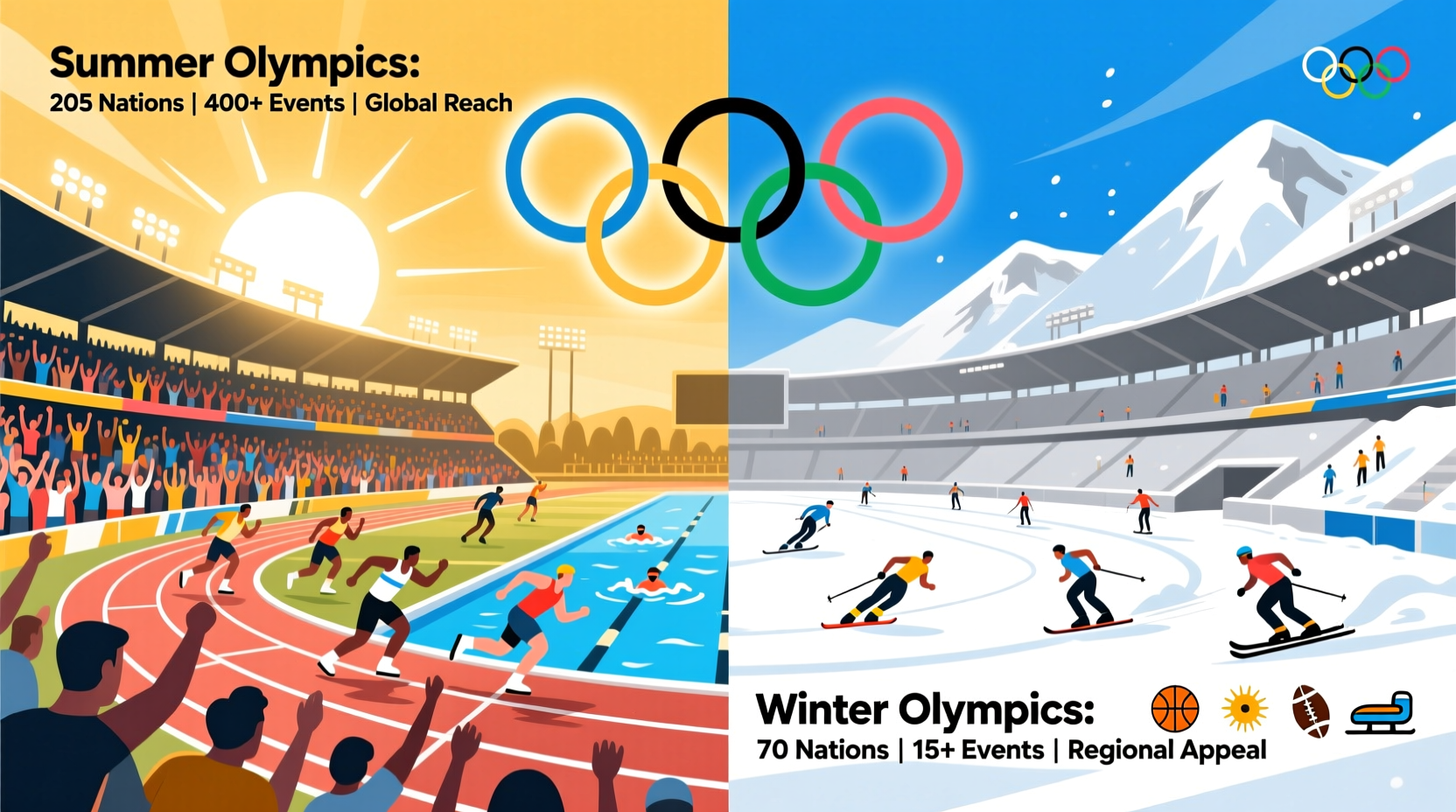 summer olympics popularity why they outshine the winter games