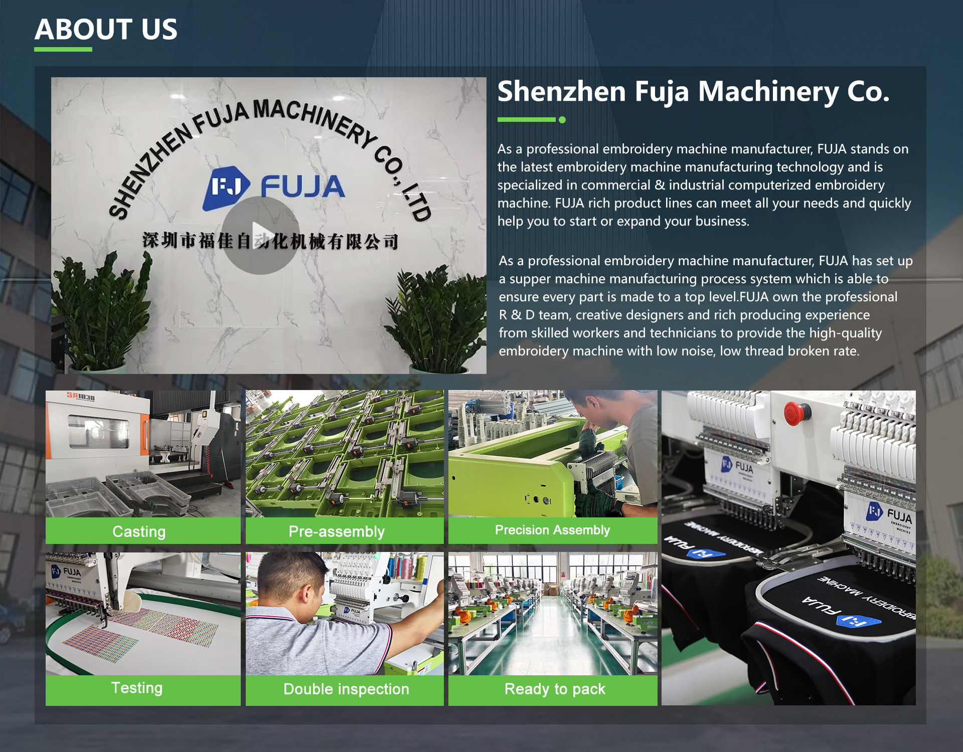 Company Overview - Shenzhen Fuja Machinery Co., Ltd.