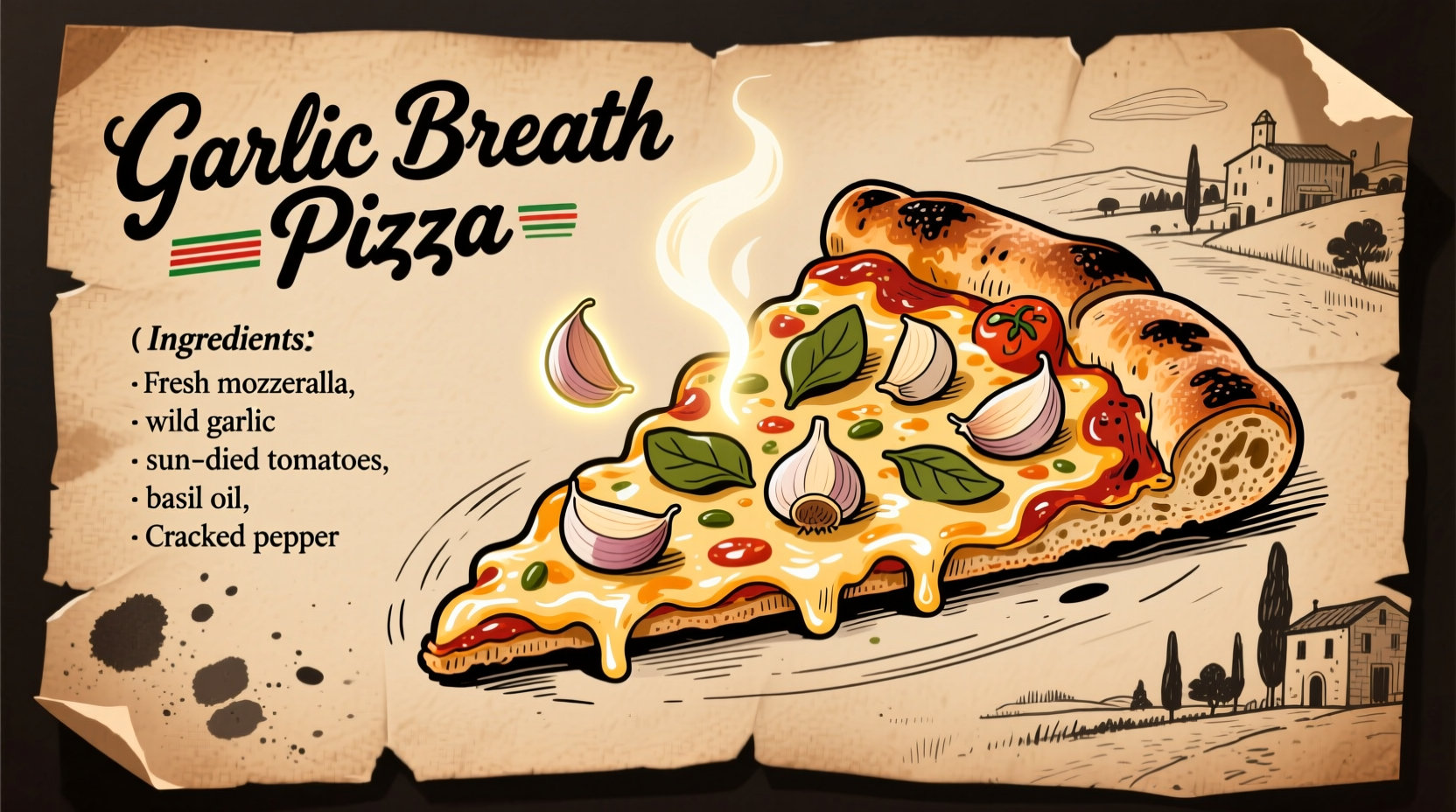 garlic breath pizza menu