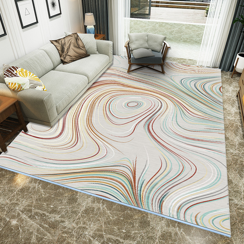 New style Nordic wind big carpet work fine soft non -slippery on moldy easy  clean living room carpet