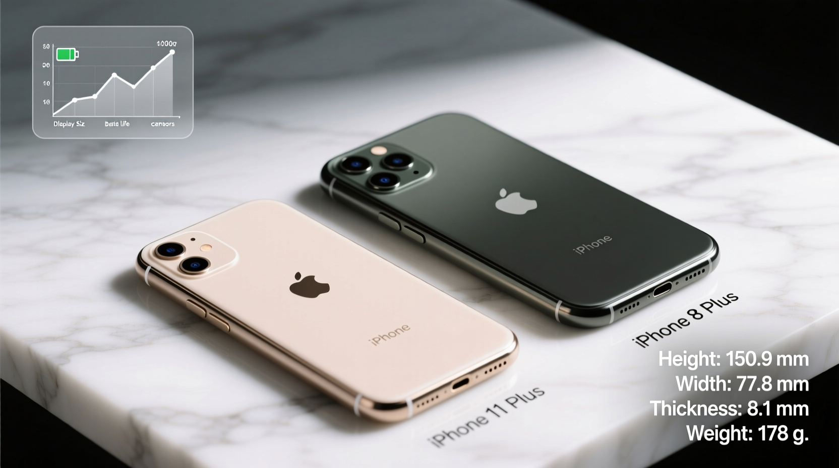 iphone 11 vs 8 plus dimensions does size matter more than specs