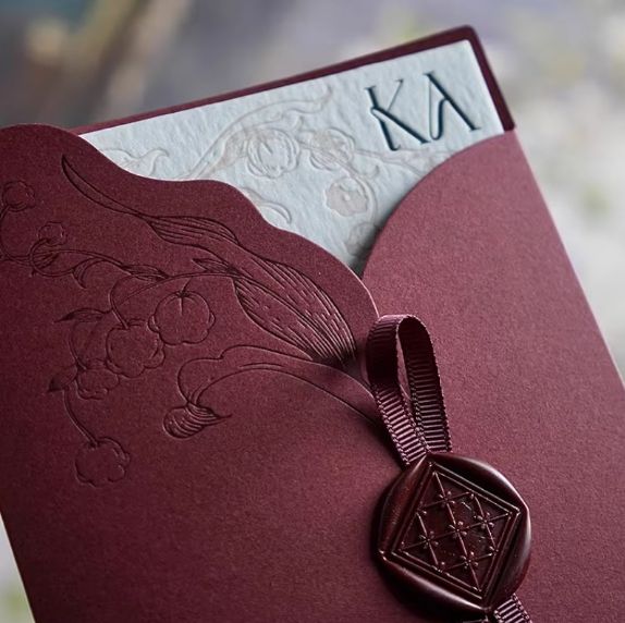 fall wedding invites