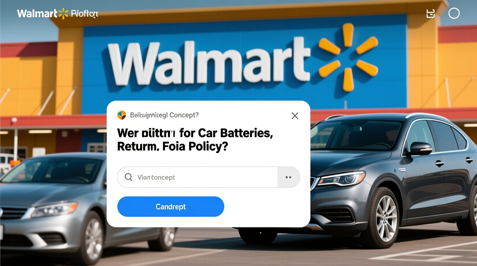 can i return a car battery to walmart