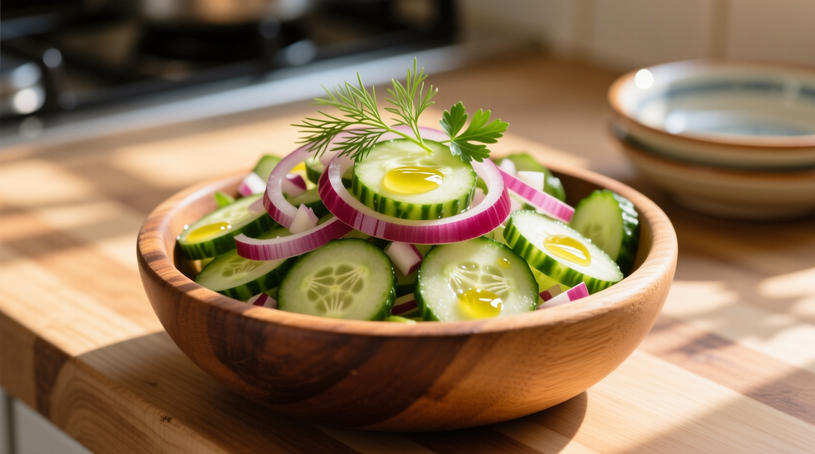 cucumber red onion salad