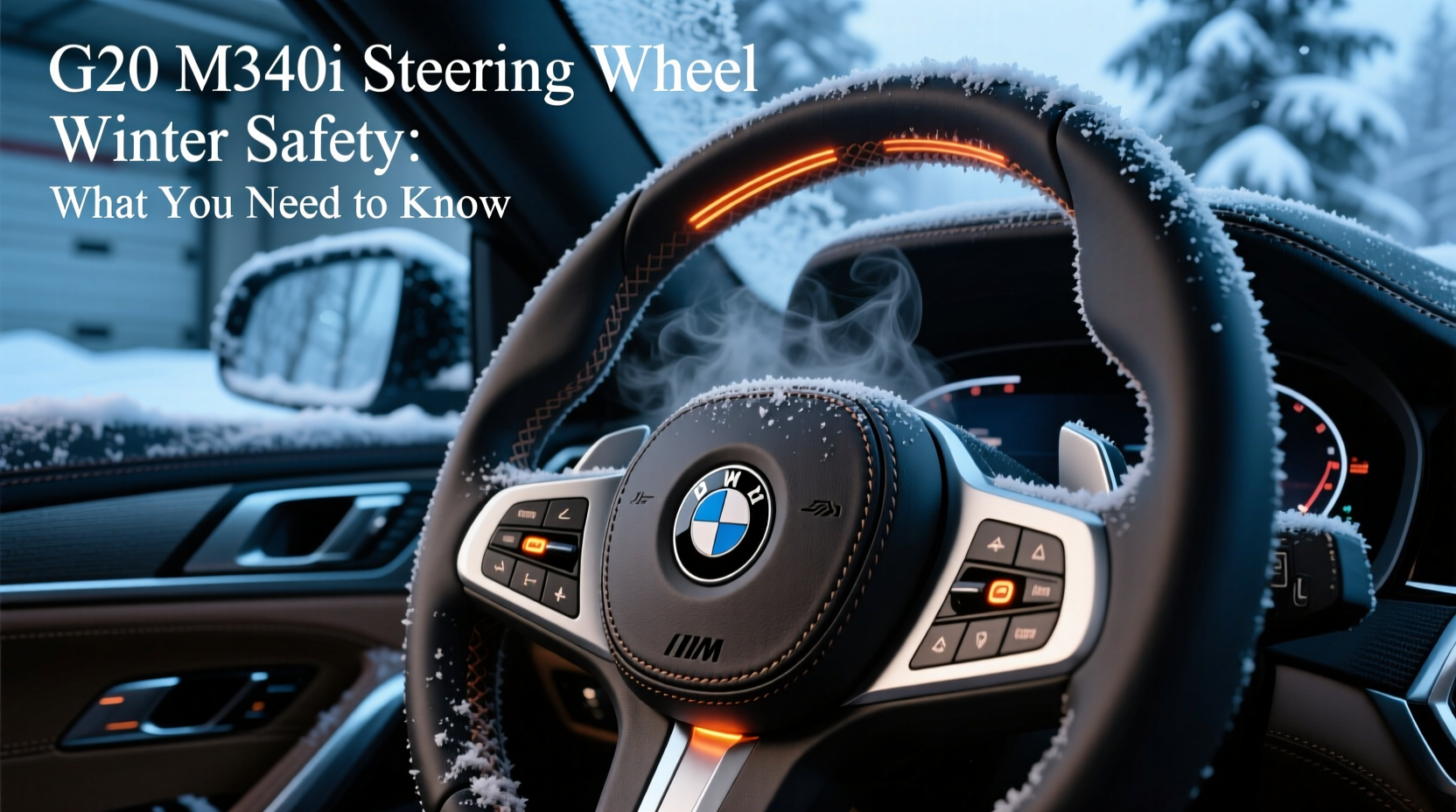 g20 m340i steering wheel winter safety