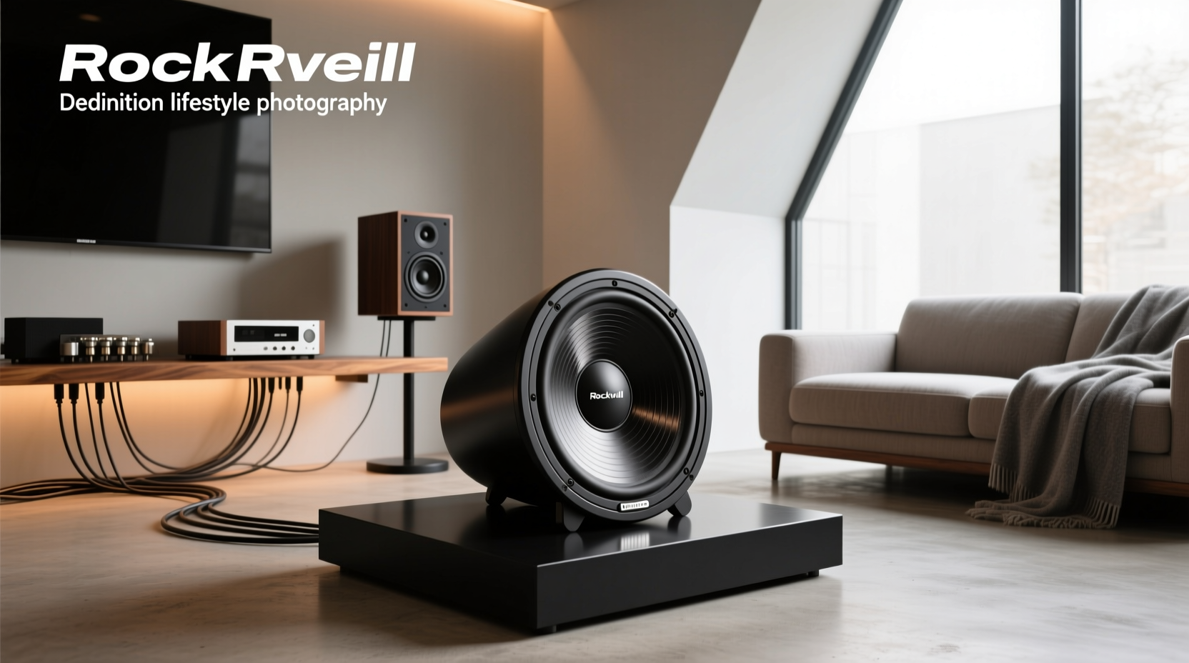 Rockville 10 inch subwoofer installed under car seat