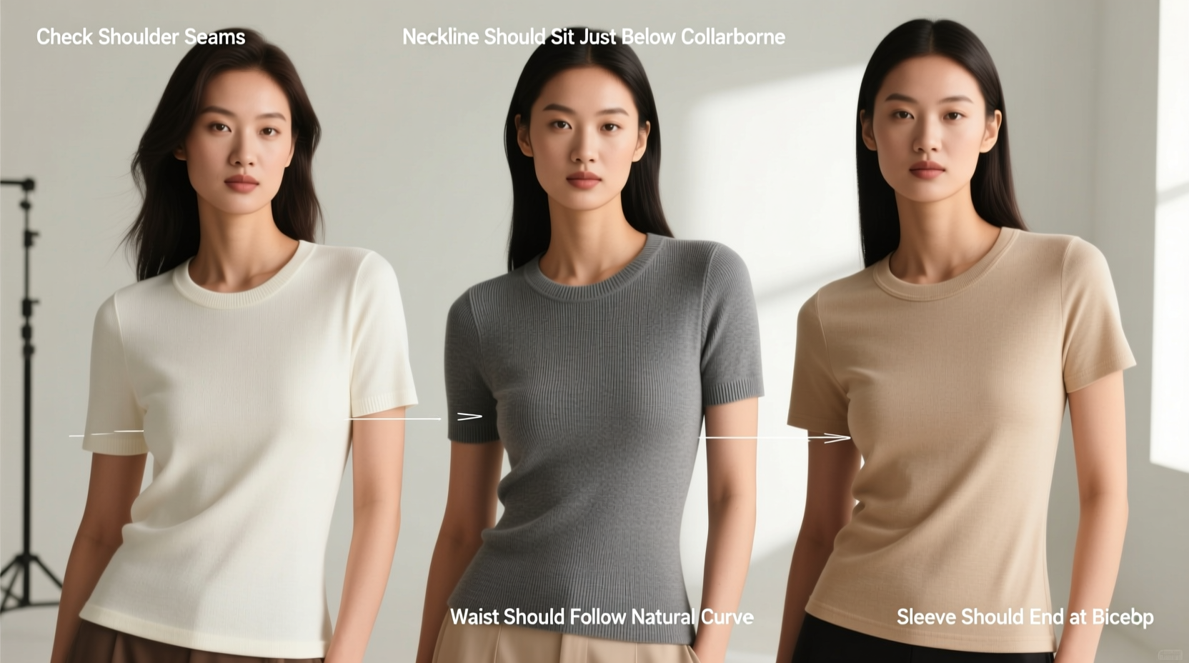 how to find the perfect fit expert tips for choosing the right size womens knit t shirt