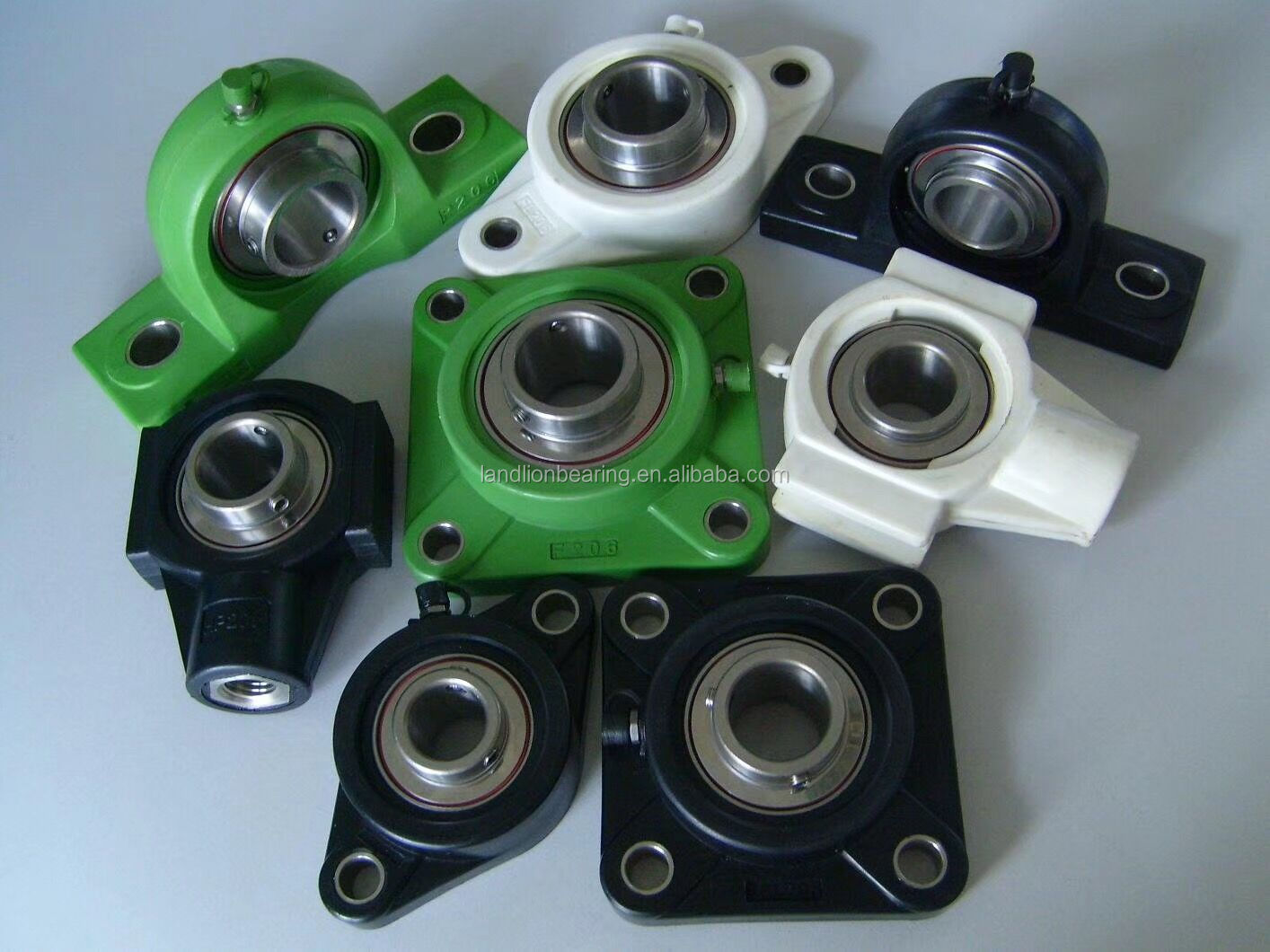 SUCSP206-19 Stainless Steel Pillow Block Bearing - 1-3/16" Bore 2-Bolt Flange Mount