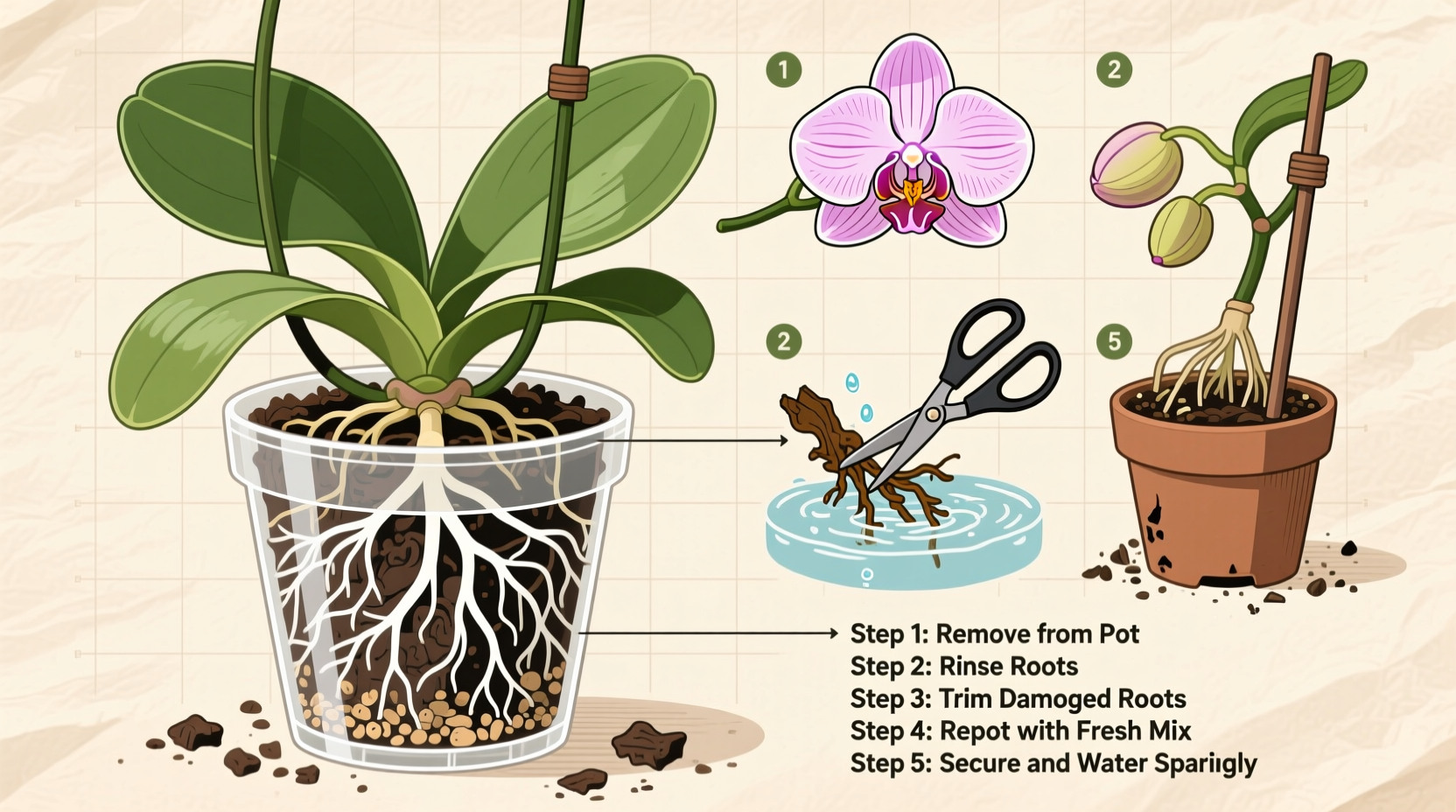 How to Transplant Phalaenopsis Orchid Properly