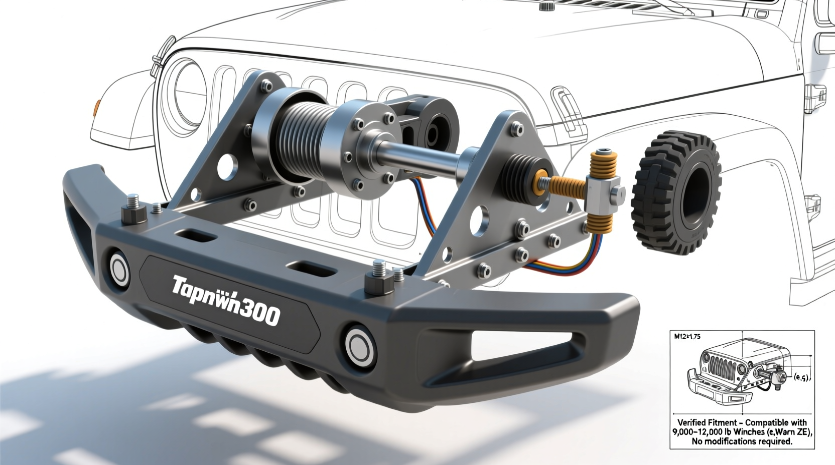 tank 300 winch mount compatibility