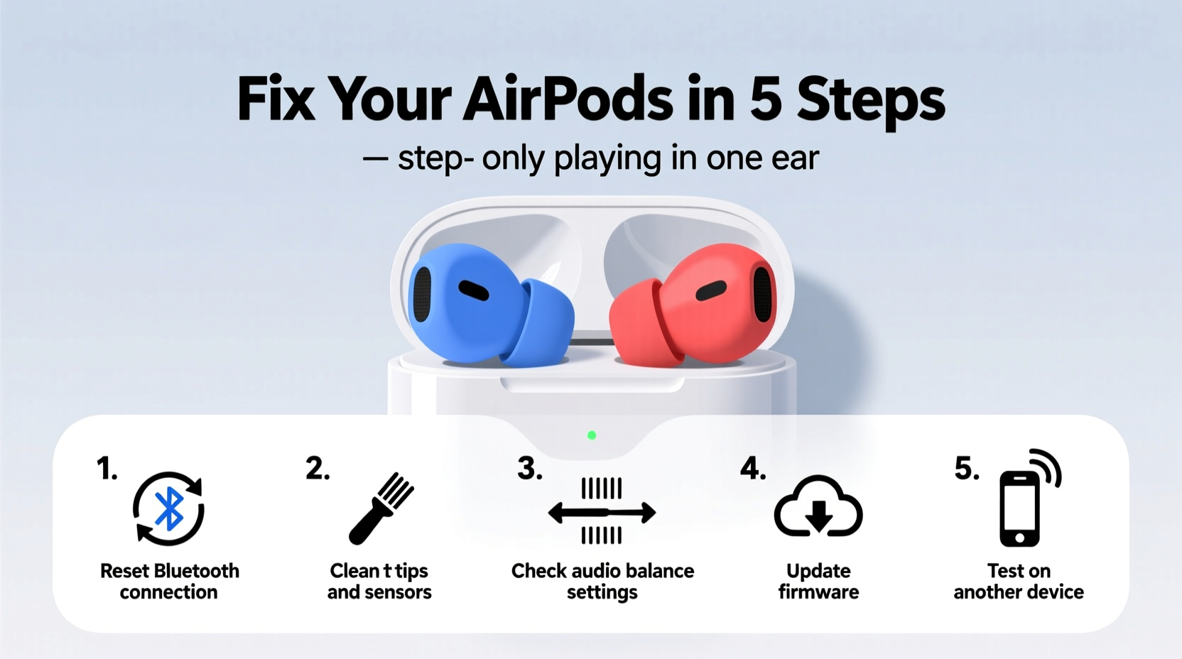 airpod only playing in one ear quick fixes troubleshooting