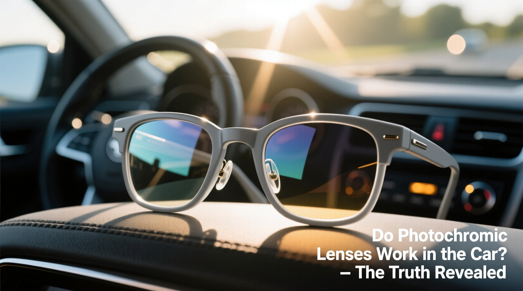 do photochromic lenses work in the car